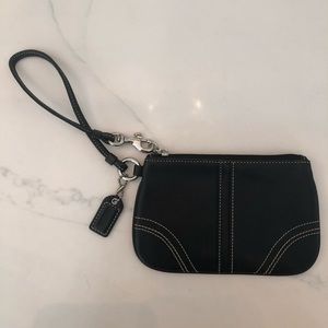 Coach Black Wristlet